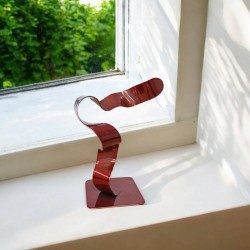 sculpture abstraite cuivre