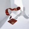 sculpture abstraite cuivre