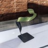 sculpture abstraite vert et noir