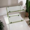 table d'appoint métal plexiglas