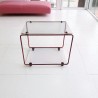 table d'appoint métal plexiglas