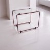 table d'appoint métal plexiglas