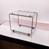 table d'appoint métal plexiglas