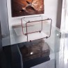 table d'appoint métal plexiglas