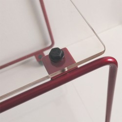 table d'appoint métal plexiglas