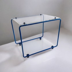 étagère modulable plexiglas et métal simple