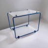 étagère modulable plexiglas et métal simple