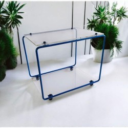 étagère modulable plexiglas et métal simple