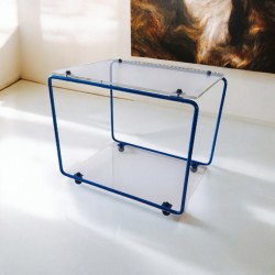étagère modulable plexiglas et métal simple