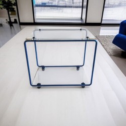 étagère modulable plexiglas et métal simple