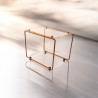 présentoir modulable métal et plexiglas