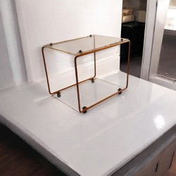 présentoir modulable métal et plexiglas