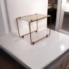 présentoir modulable métal et plexiglas