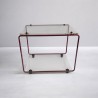 mobilier modulable en métal et plexiglas