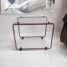 mobilier modulable en métal et plexiglas