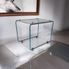 mobilier modulable en métal et plexiglas