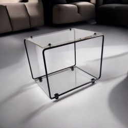 étagère modulable métal et plexiglas