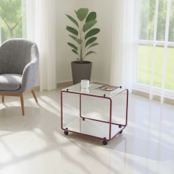 table d'appoint plexiglas