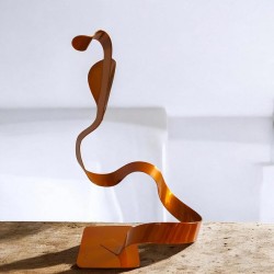 sculpture cobra métal