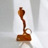 sculpture abstraite cobra orange