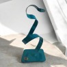 Sculpture abstraite bleu turquoise