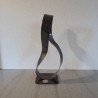sculpture ruban de Mobius noire
