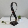 sculpture ruban de Mobius noire