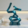 sculpture abstraite en métal