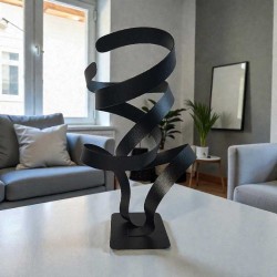 sculpture abstraite couleur