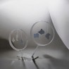 Objet décoratif fait main en métal chrome