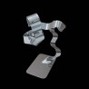 sculpture métal ruban torsadé chrome