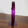 Sculpture artisanale en métal avec 5 formes suspendues, modèle HelsinkiB violet.