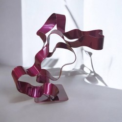 sculpture abstraite métal