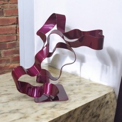 sculpture abstraite métal