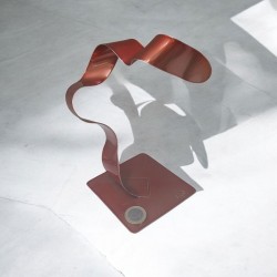 sculpture abstraite cuivre