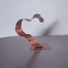 sculpture abstraite cuivre