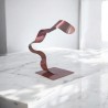 sculpture abstraite cuivre
