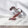 sculpture abstraite cuivre